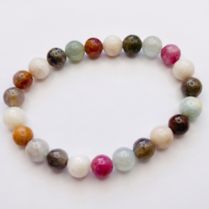 CITRINE AND CLEAR QUARTZ BRACELET